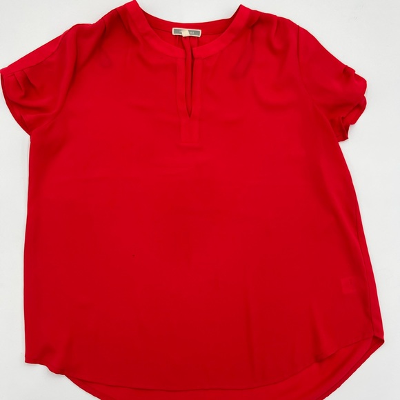 Woman’s Red short sleeve Blouse Small - Picture 3 of 5